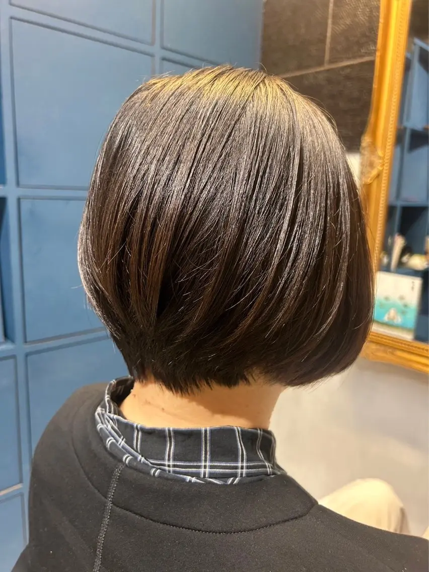 ショート 艶髪 藤原まいこのヘアスタイル