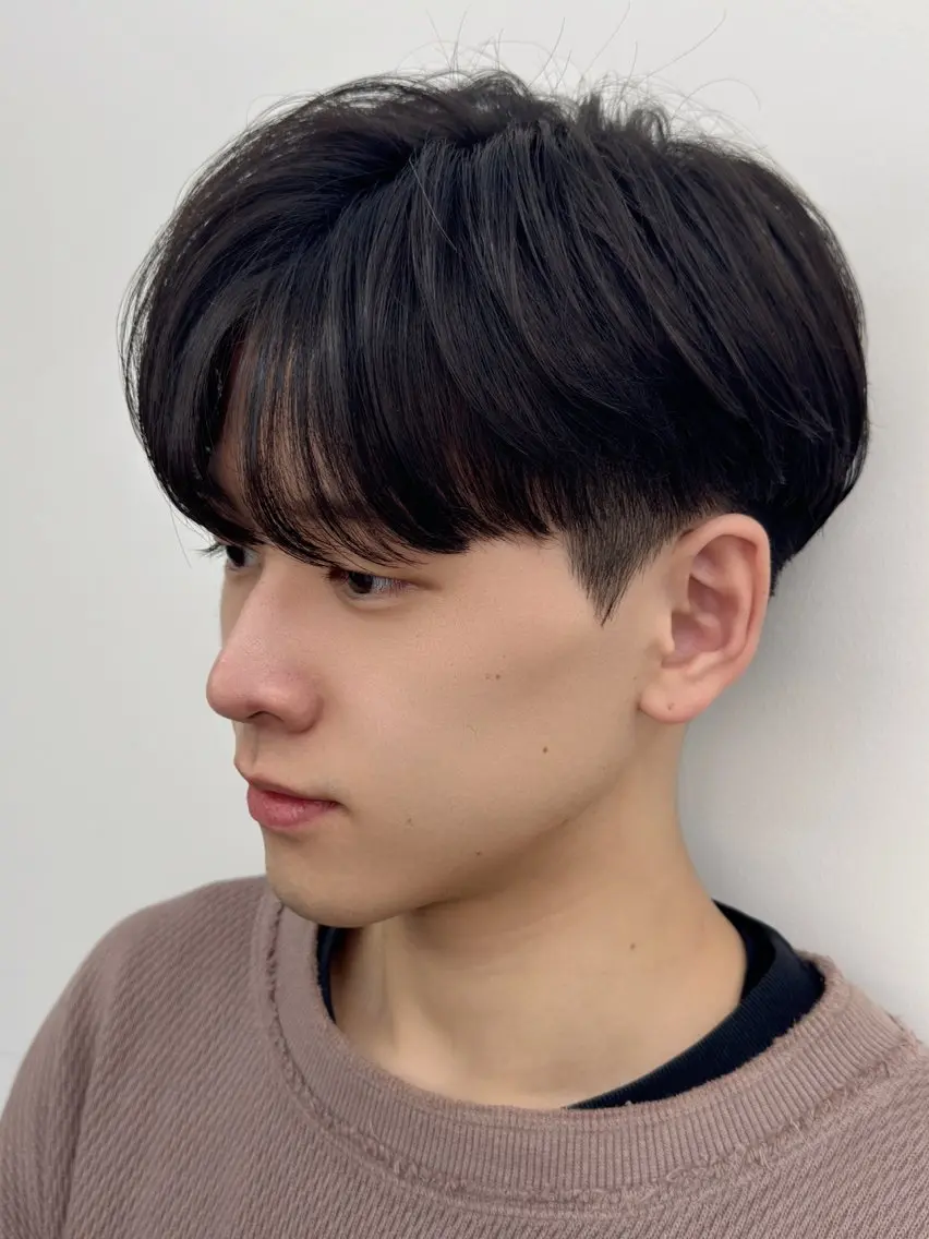 ショート メンズ マッシュ シースルーマッシュ カット メンズ特化酒井翔太 /メンズカット/名駅のヘアスタイル