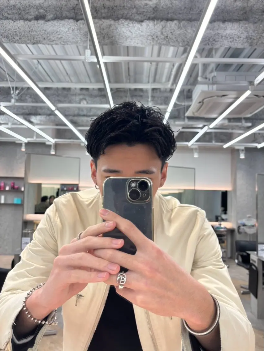 パーマ メンズ カット パーマ カット🔥パーマ特化 fifthりょう🔥のヘアスタイル