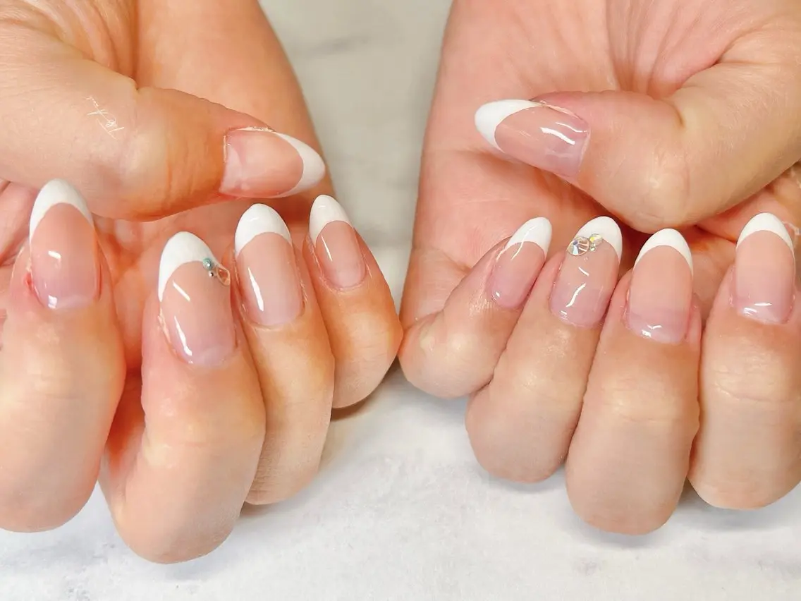 ネイル フレンチネイル ジェルネイル スカルプネイル T&A nailのネイルデザイン