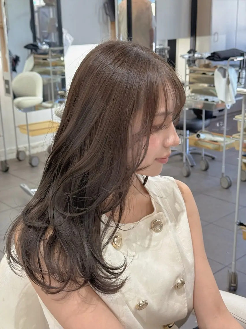 ロング カラー 透明感カラー レイヤー/ボブ/艶髪 🎀ENA🎀のヘアスタイル