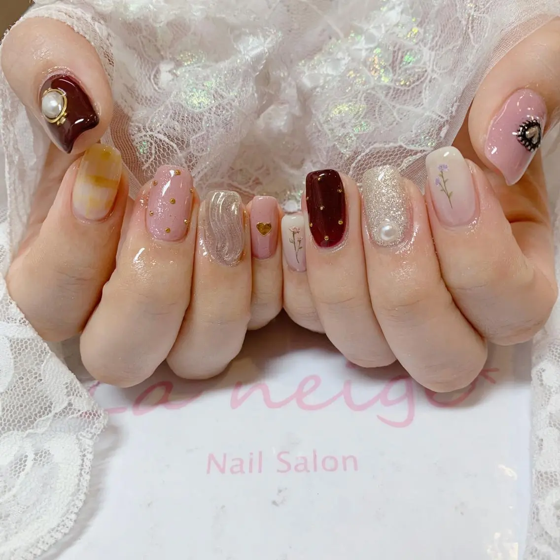 ネイル ハンドネイル La neige* yuki 🐩🌙のネイルデザイン
