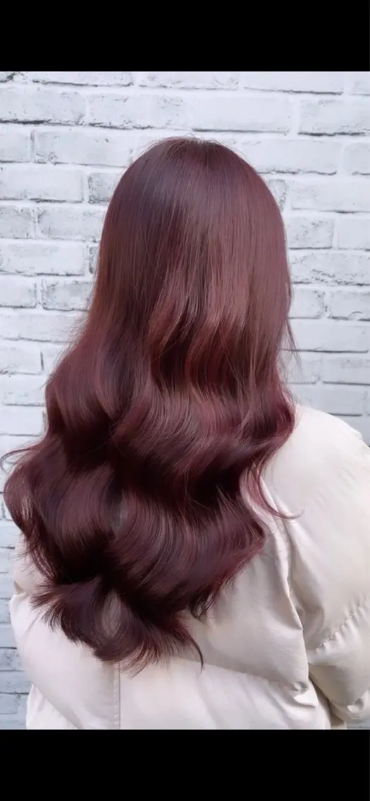 ロング カット ヘアカラー トリートメント midori osawaのヘアスタイル