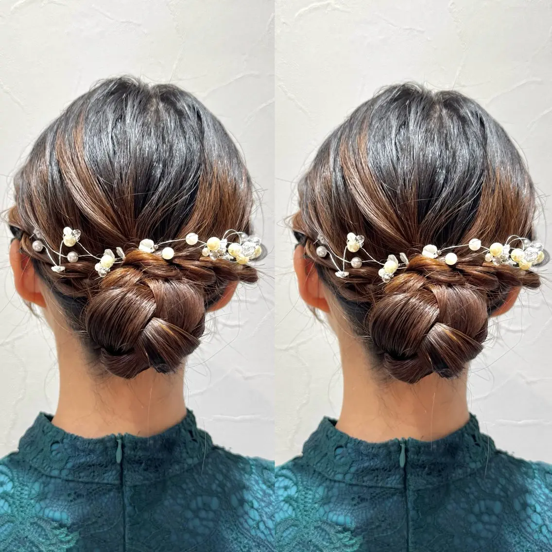 セミロング ヘアアレンジ ヘアセット ヘアメ🎀ハイトーン 🩵エクステ🪄しほのヘアスタイル