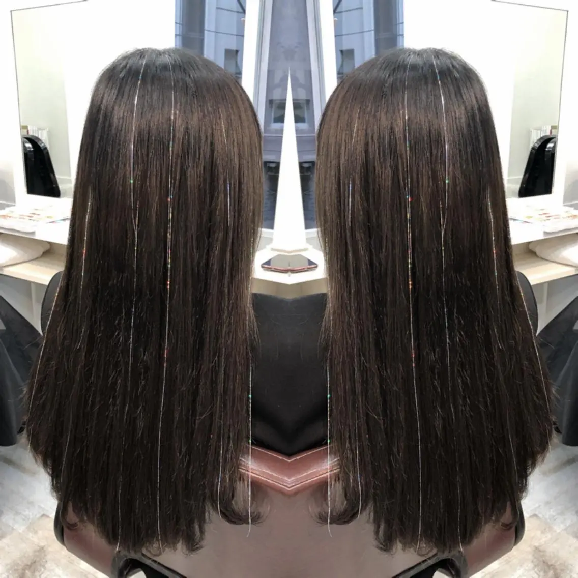 ロング エクステ 韓国ヘア🤍髪質改善 🇰🇷AKANEのヘアスタイル