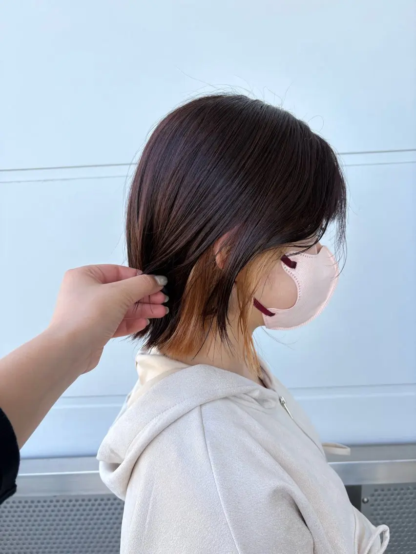 カラー ヘアカラー 中山 千優のヘアスタイル