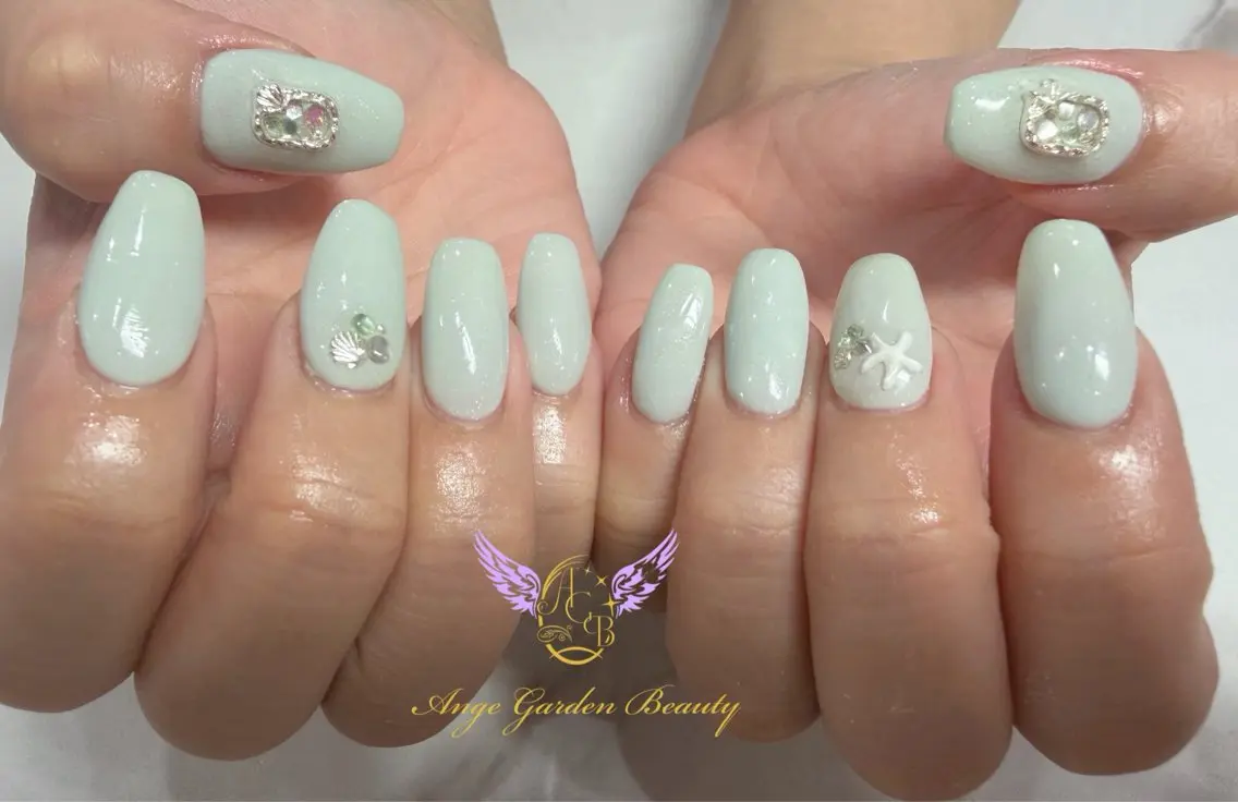 ネイル ハンドネイル AngeGarden Beautymihoのネイルデザイン