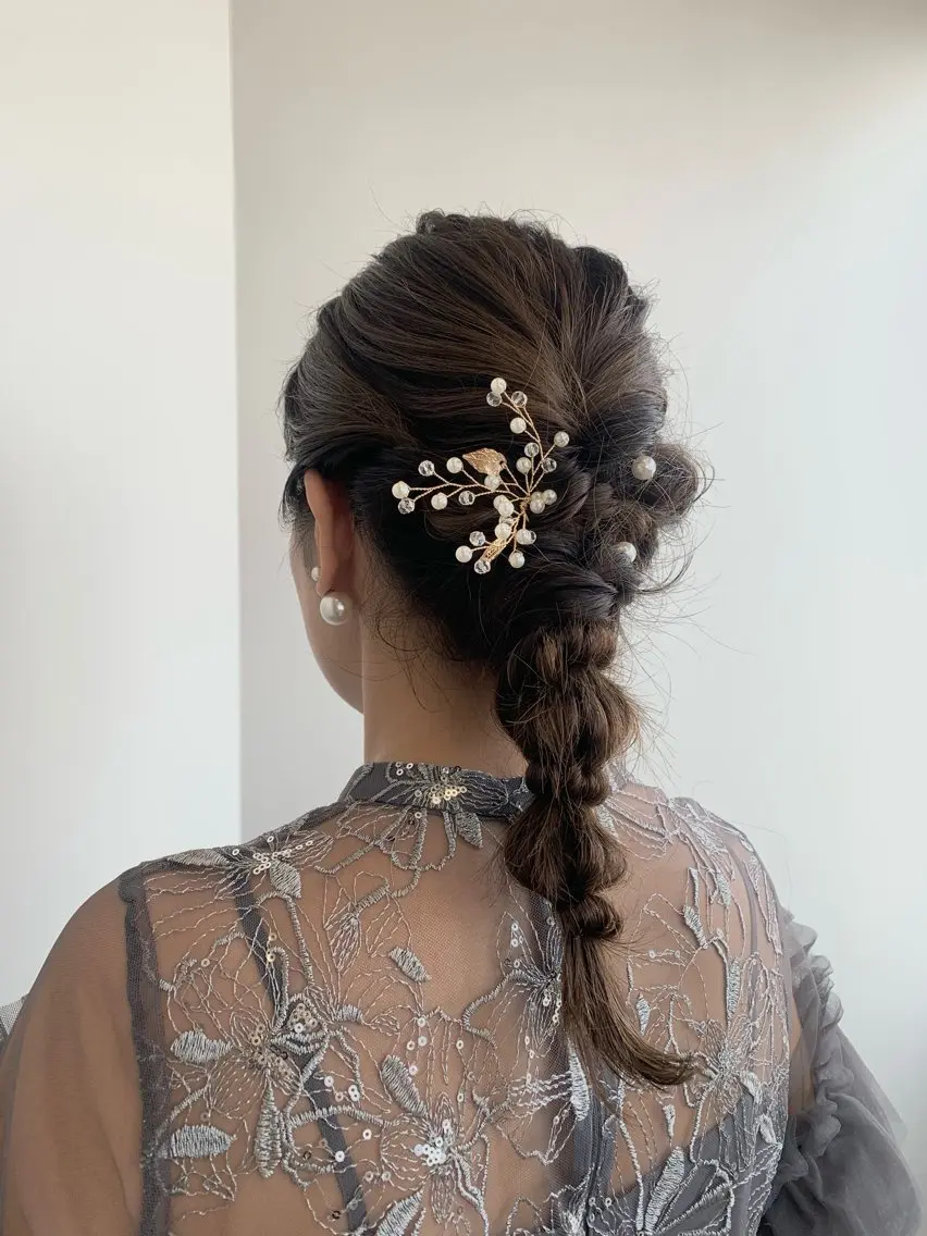 ヘアアレンジ 結婚式・ブライダル 撮影モデル 完全1×1&半個室 ☆★MUUK柳田麻那のヘアスタイル