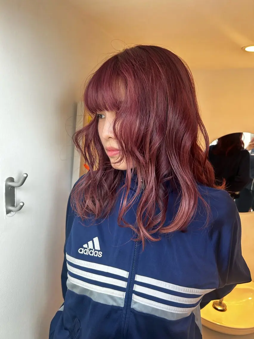 カラー かがやしづ ⭐️カラーモデルのヘアスタイル
