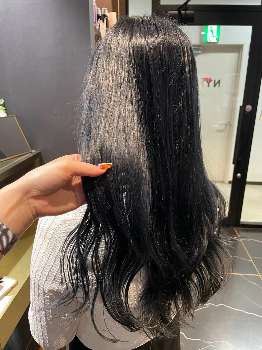 ロング カラー カット ヘアカラー トリートメント 透明感カラー/ 韓国風🌿RIKOのヘアスタイル