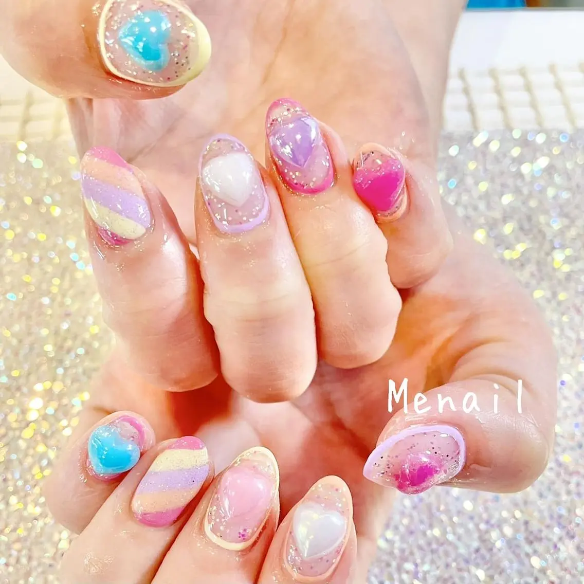 ネイル ハンドネイル Menail 心斎橋 本店☆南船場移転☆のネイルデザイン