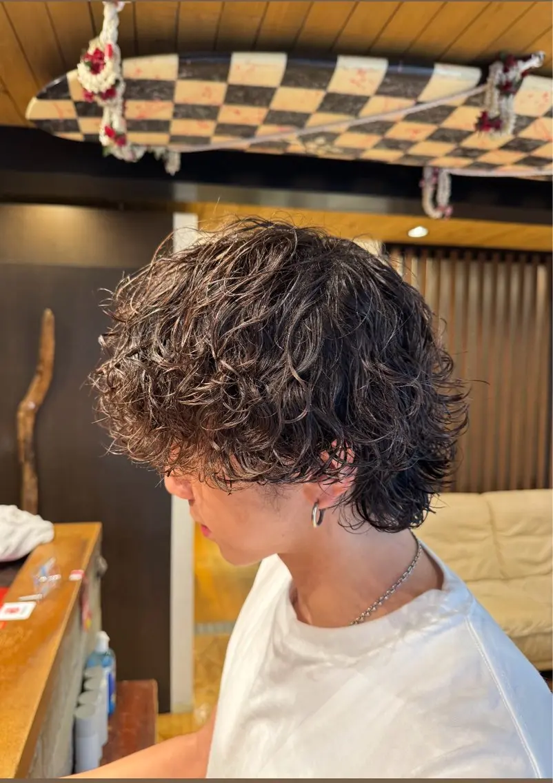 🐺メンズカット+パーマ🐺の写真