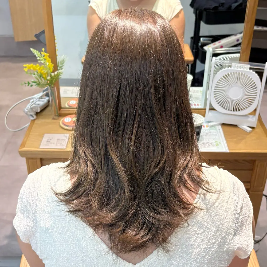 ロング カラー ベージュカラー 透明感カラー ヘアカラー ♦️個室快眠スパ♦️ / 西野 杏🫧のヘアスタイル