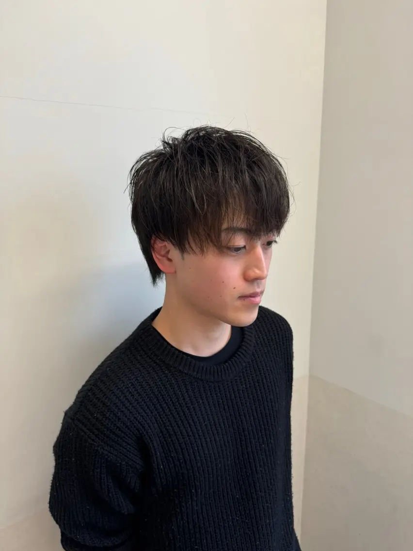 メンズ マッシュ カット ✂️メンズ専門✂️ カワカミハルキのヘアスタイル