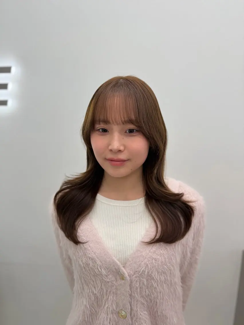 ロング カラー ヘアアレンジ カット ヘアカラー トリートメント 透明感カラー🎀艶髪 Anju/渋谷🎀のヘアスタイル
