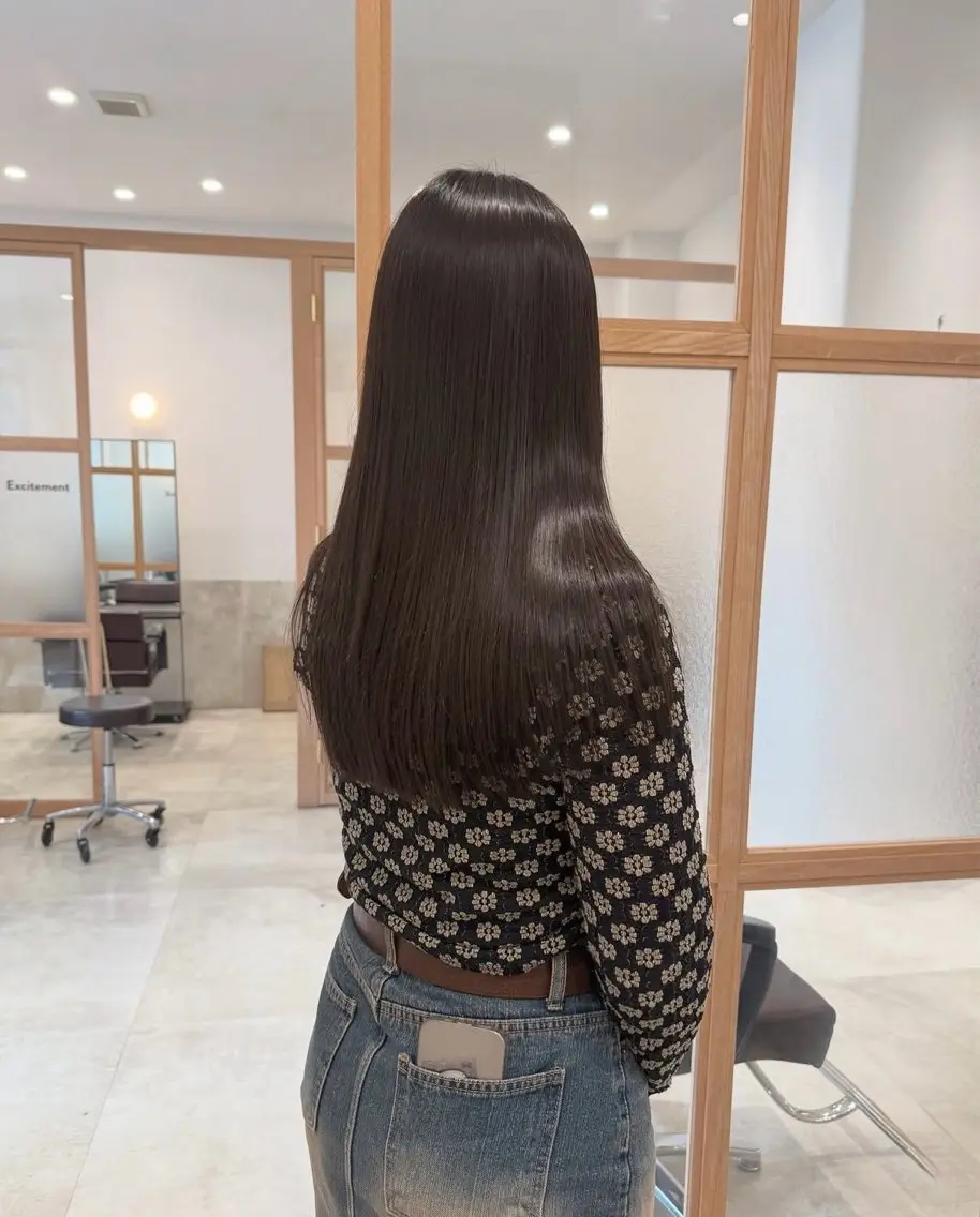 ロング カット ヘアカラー トリートメント 𓍯柔らかhair 𓍯 yukinoのヘアスタイル
