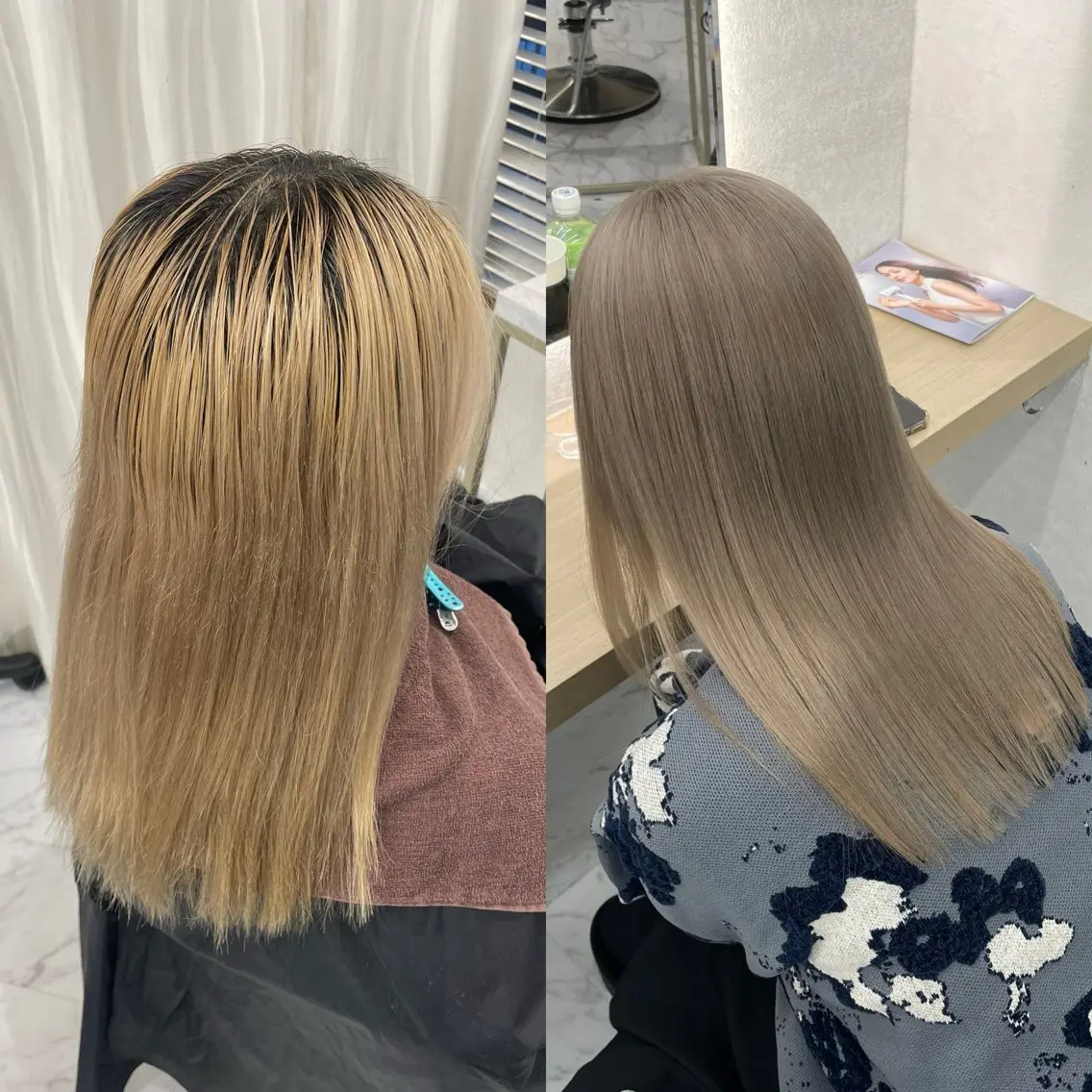 ミディアム カラー 🍫美髪✖️ 髪質改善🍫柴田のヘアスタイル