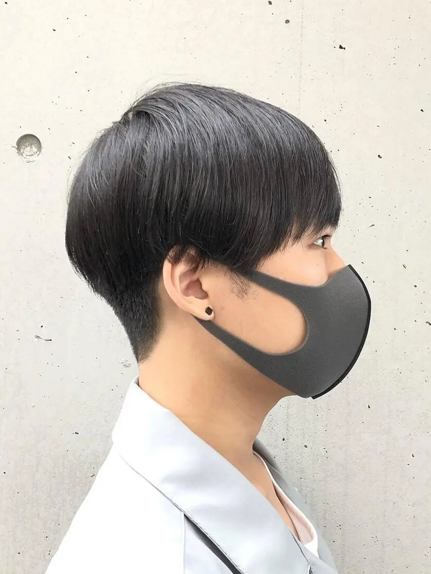 メンズカット＋縮毛矯正の写真