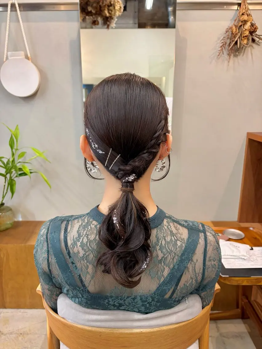 ヘアアレンジ ヘアセット 透明感カラー/名古屋 /栄/木下奈々望のヘアスタイル