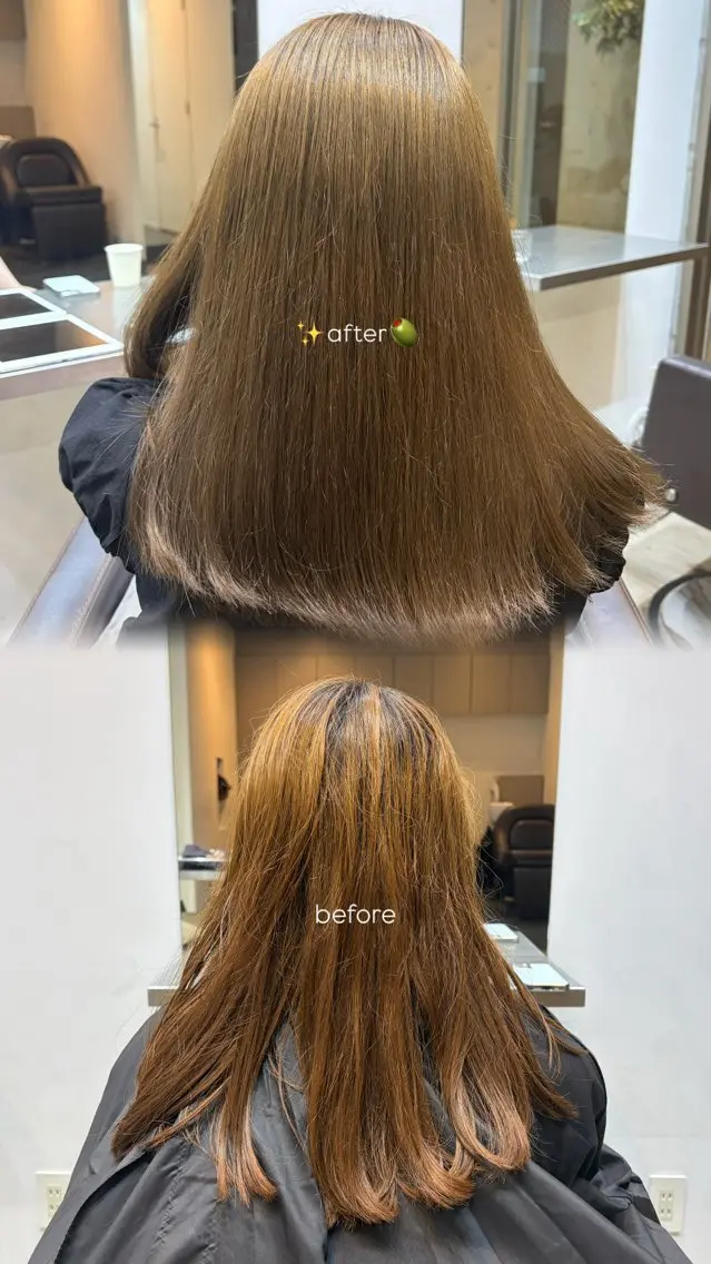 ロング カラー ヘアカラー トリートメント 表参道/透明感カラー /nanakoのヘアスタイル