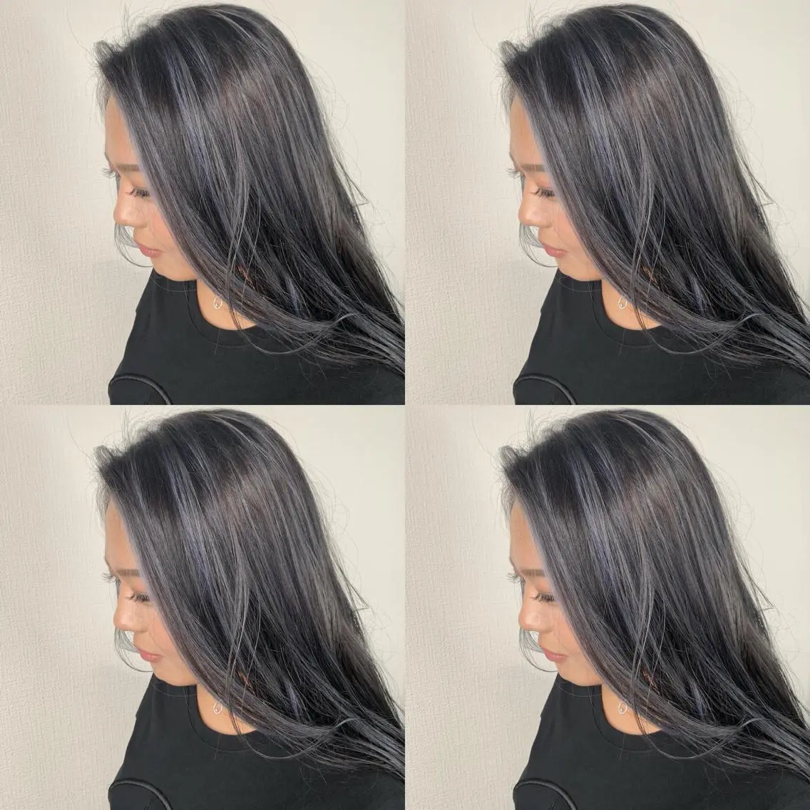ロング ハイライト ヘアカラー 佐藤 香太のヘアスタイル