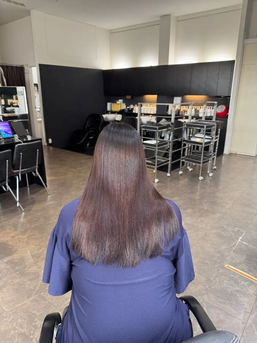 ロング 髪質改善 中谷 あずみのヘアスタイル
