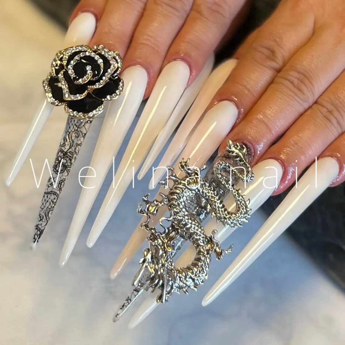 ネイル スカルプネイル Welina nailのネイルデザイン