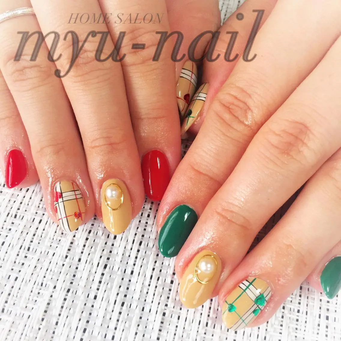 ネイル ハンドネイル ホームサロン myu-nailのネイルデザイン