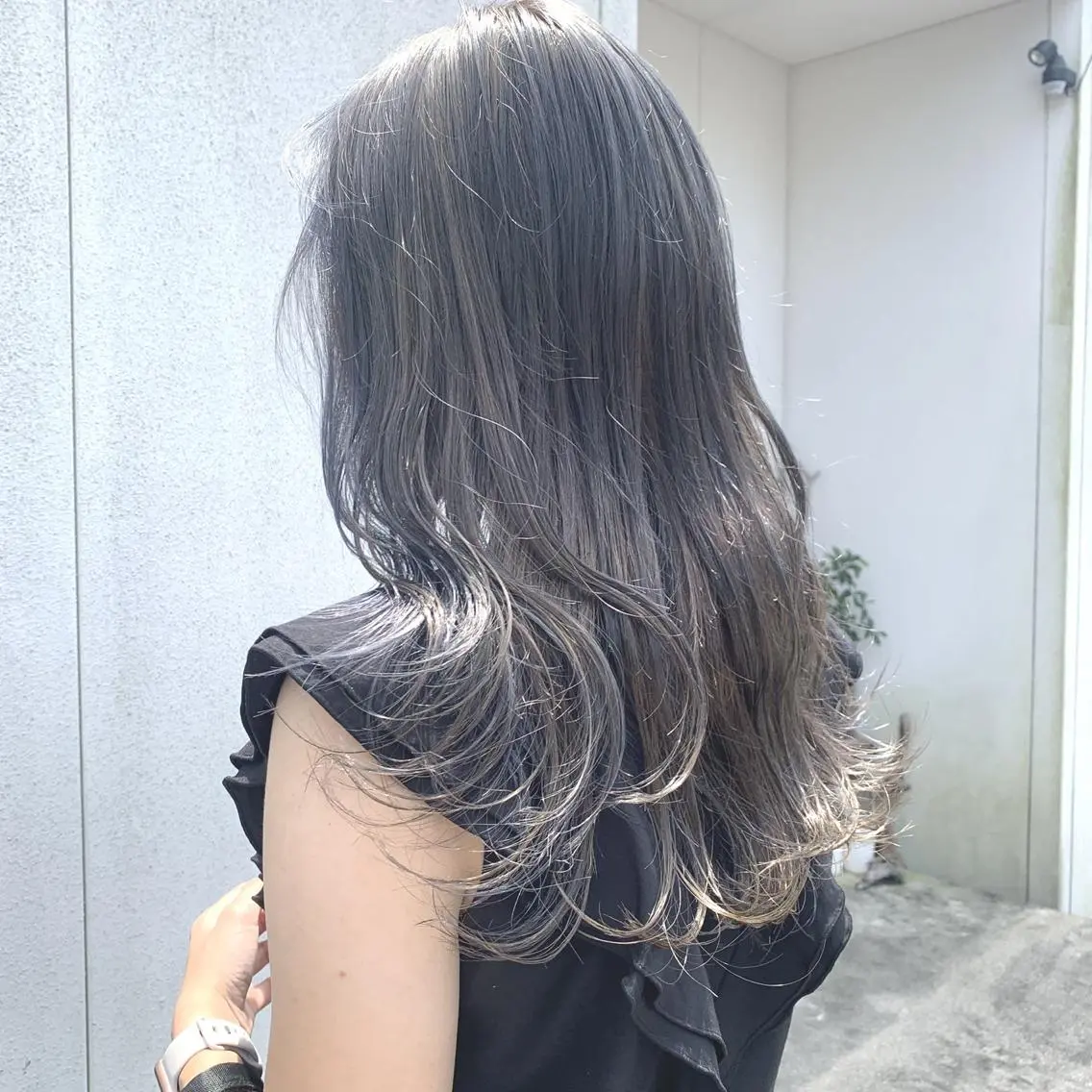 ロング カラー カット ヘアカラー 綿貫 美雪のヘアスタイル