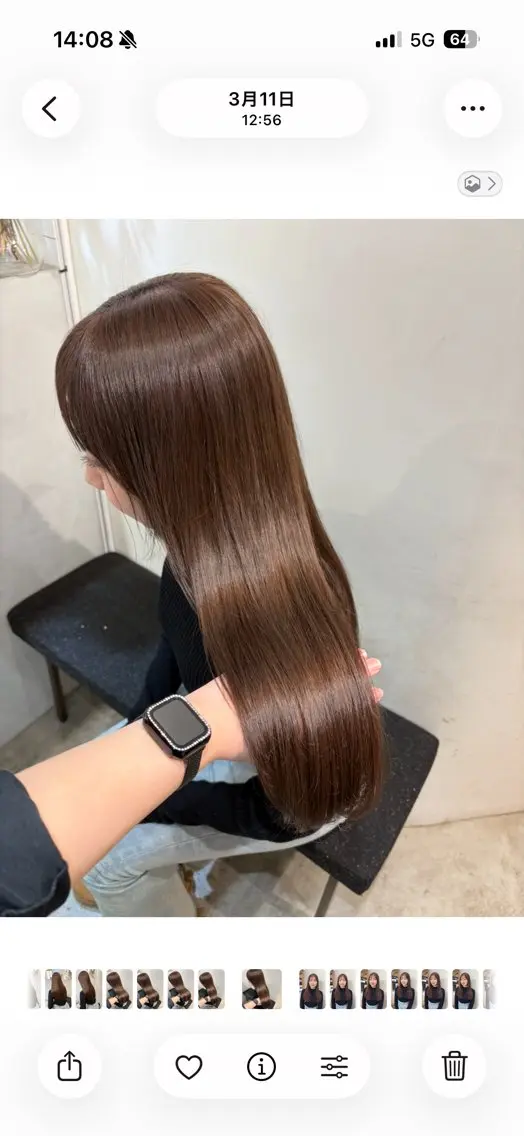 ロング カラー ヘアカラー ダブルカラー/寒色 カラー/リリカ🦕のヘアスタイル