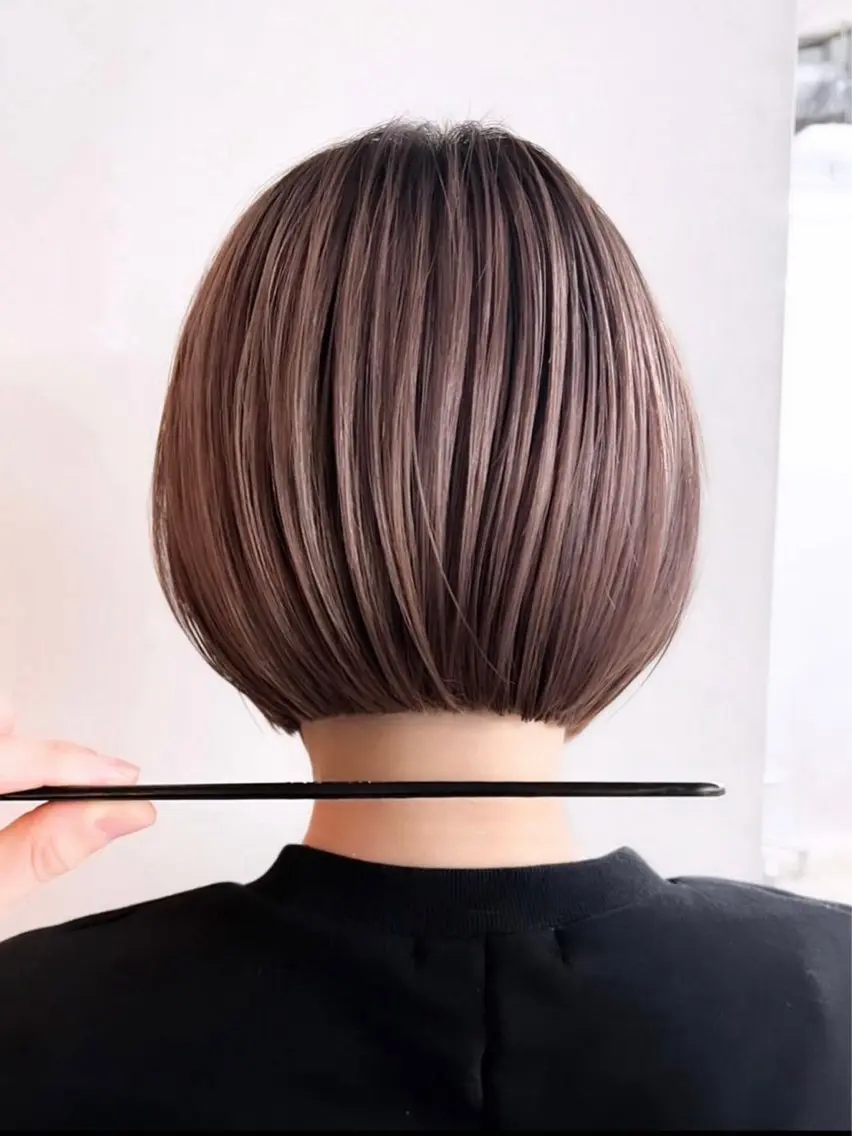 ミディアム カラー カット ヘアカラー トリートメント ハイライトNo.1☆ ゆうのヘアスタイル