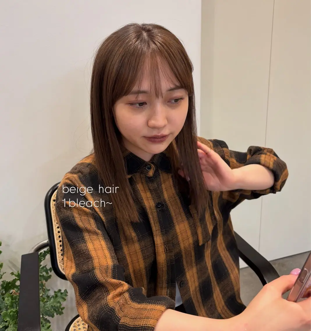 ロング カラー ベージュカラー ブリーチ 透明感カラー ヘアカラー 透明感カラー/ keiko🪿のヘアスタイル