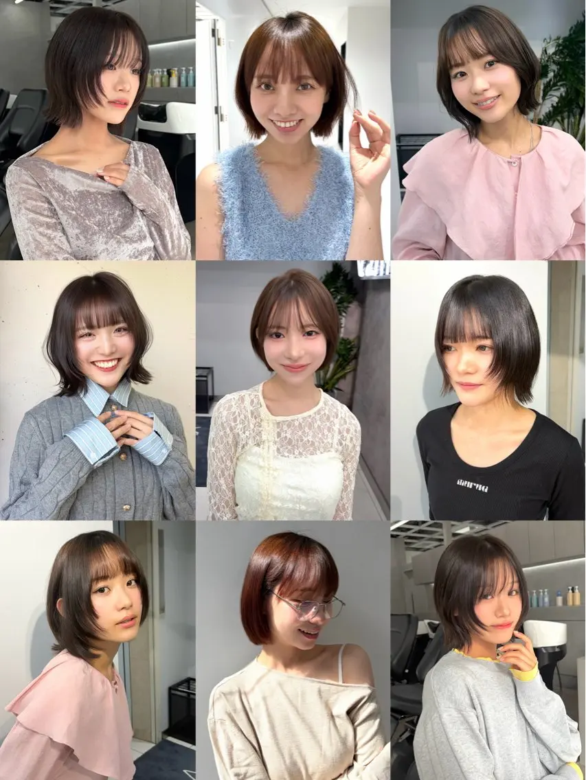 ショート ボブ/ ミディアムKOUGAのヘアスタイル
