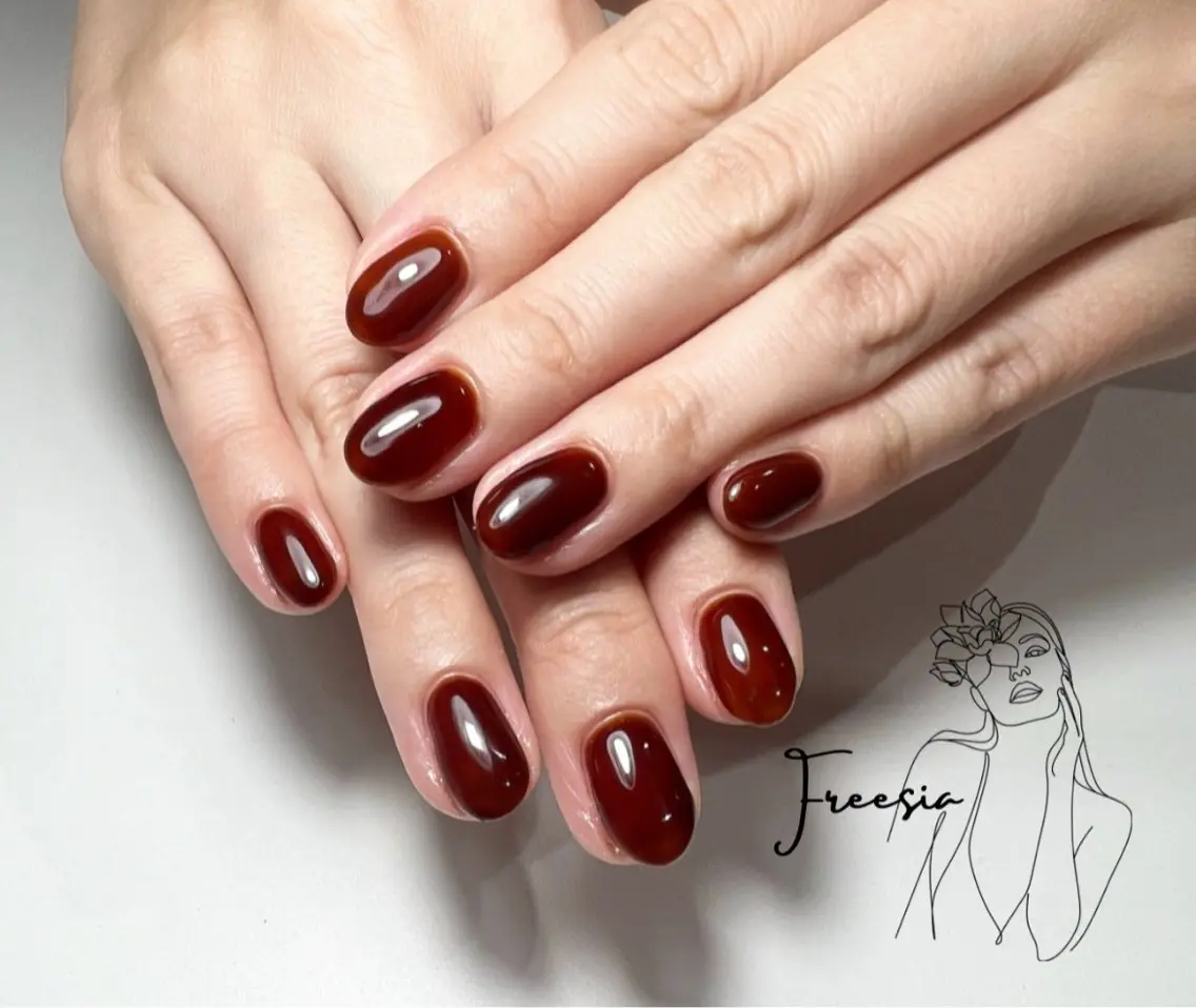 ネイル ワンカラーネイル ハンドネイル hills nail /Asukaのネイルデザイン