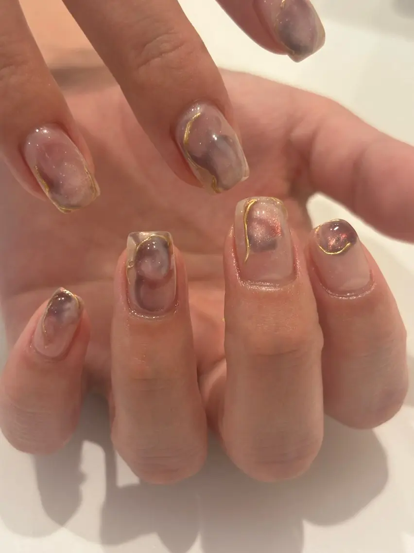 ネイル ニュアンスネイル ハンドネイル Ann nailのネイルデザイン