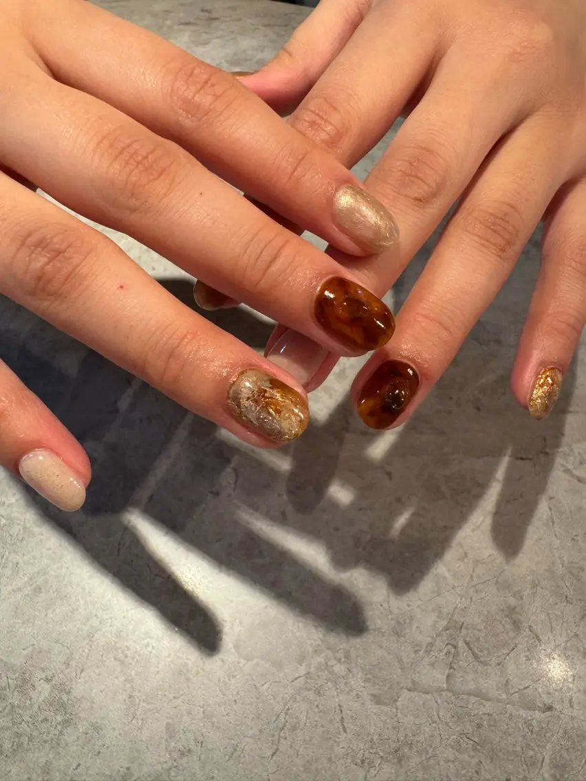 ネイル 持ち込み ハンドネイル 下北沢ネイリスト RIKAのネイルデザイン