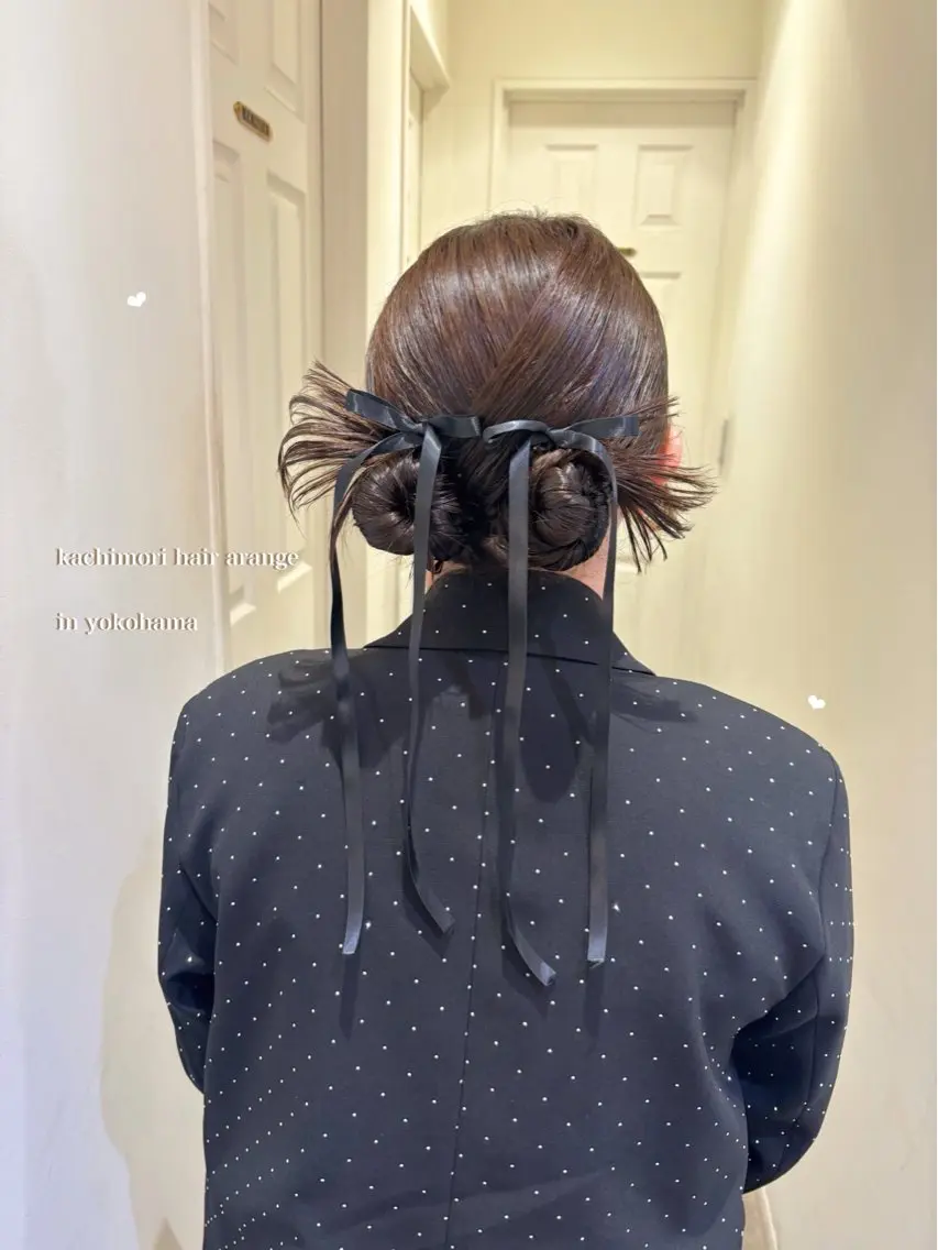 ロング ヘアアレンジ 結婚式・ブライダル シールエクステ横浜 🐏☁️miminaのヘアスタイル