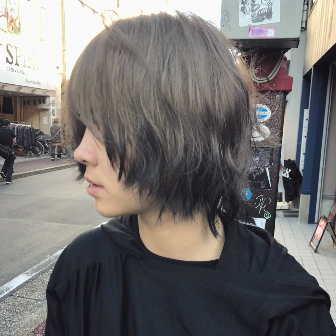 ショート asahi/平成 /デザインカラーのヘアスタイル