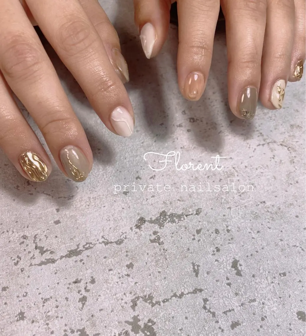 ネイル ハンドネイル florent nailのネイルデザイン
