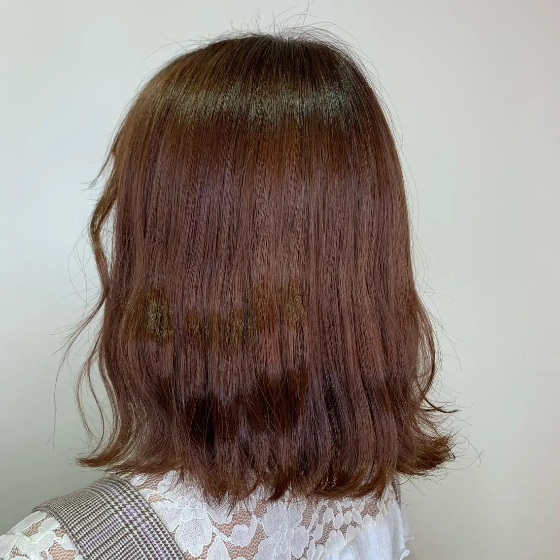 ミディアム カラー 透明感艶カラー/ 岡田澪香のヘアスタイル