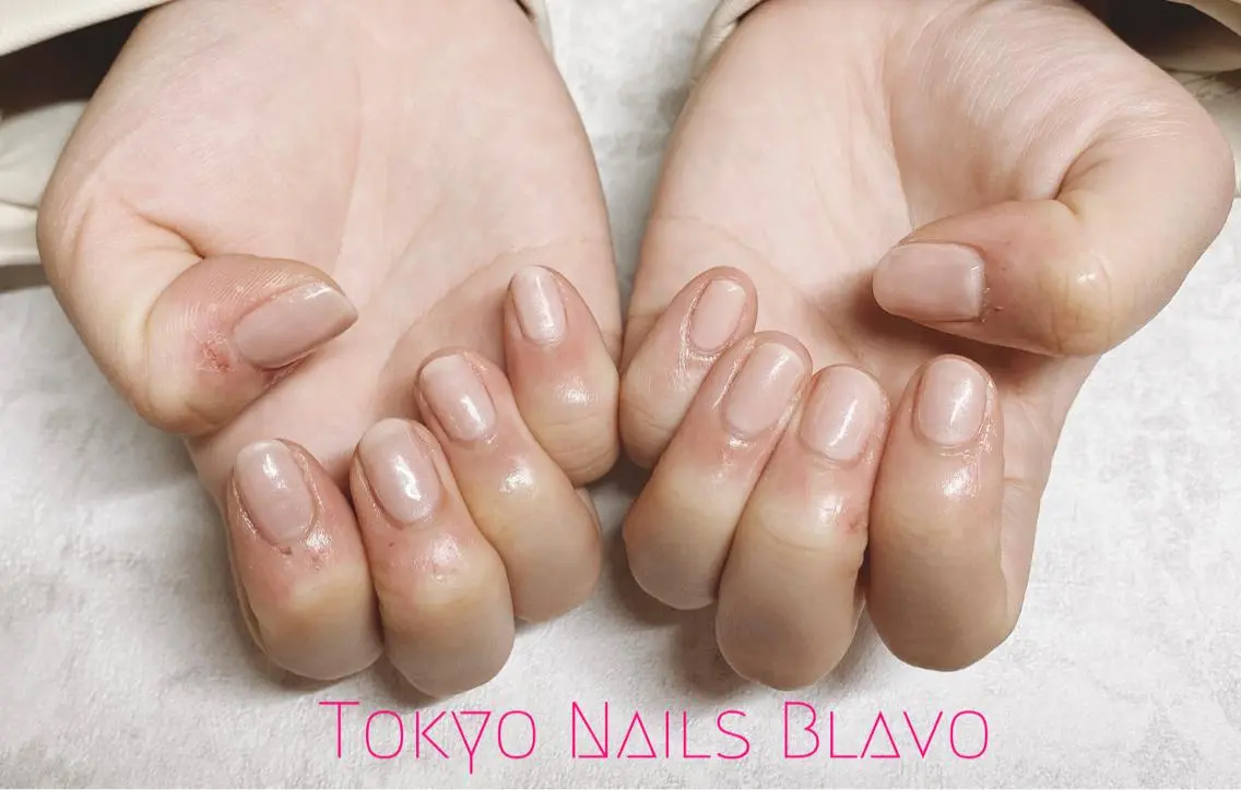 ネイル ワンカラーネイル T.N.B 山本陽子のネイルデザイン