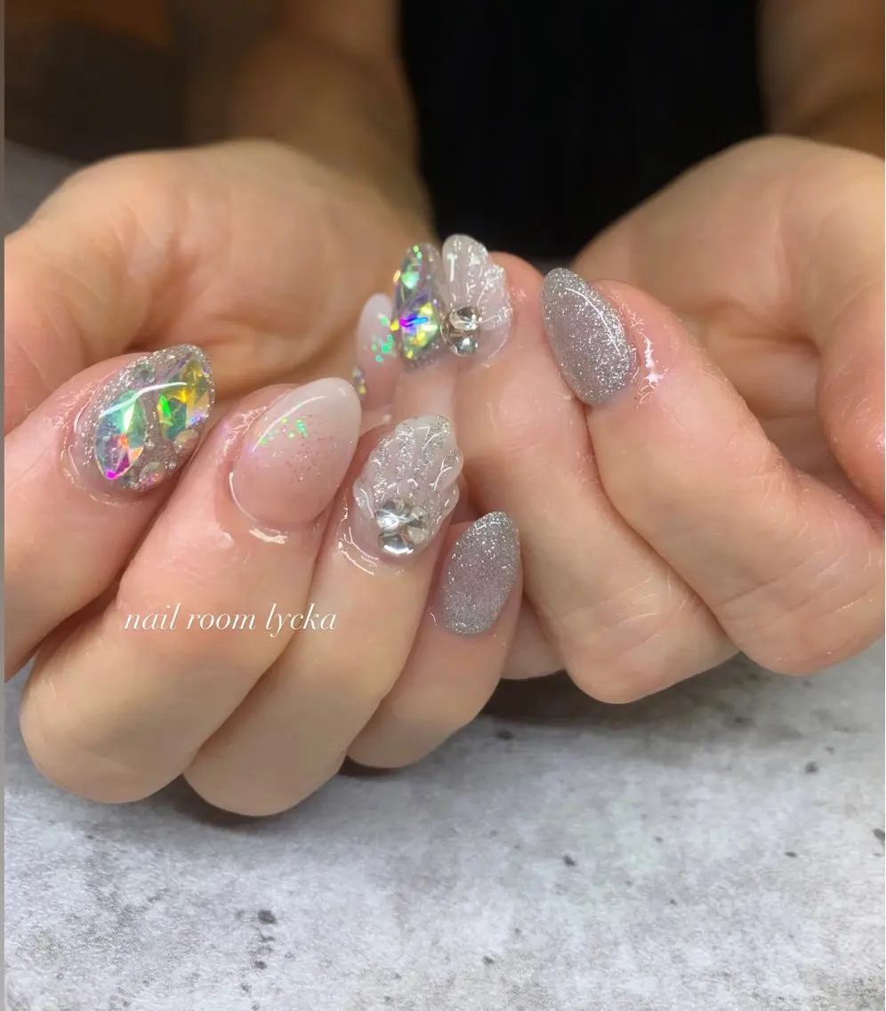 ネイル ネイルルームリッカ 𝐦𝐚𝐲𝐮のネイルデザイン