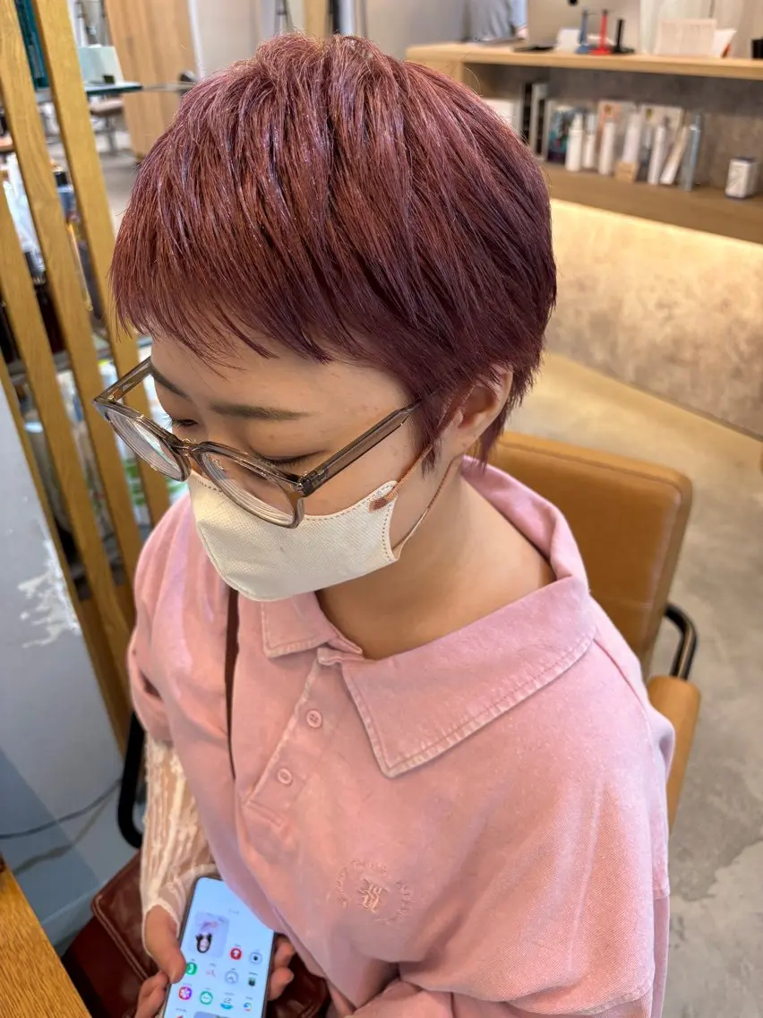 ショート ヘアカラー 似合わせ🌿 AYAKAのヘアスタイル