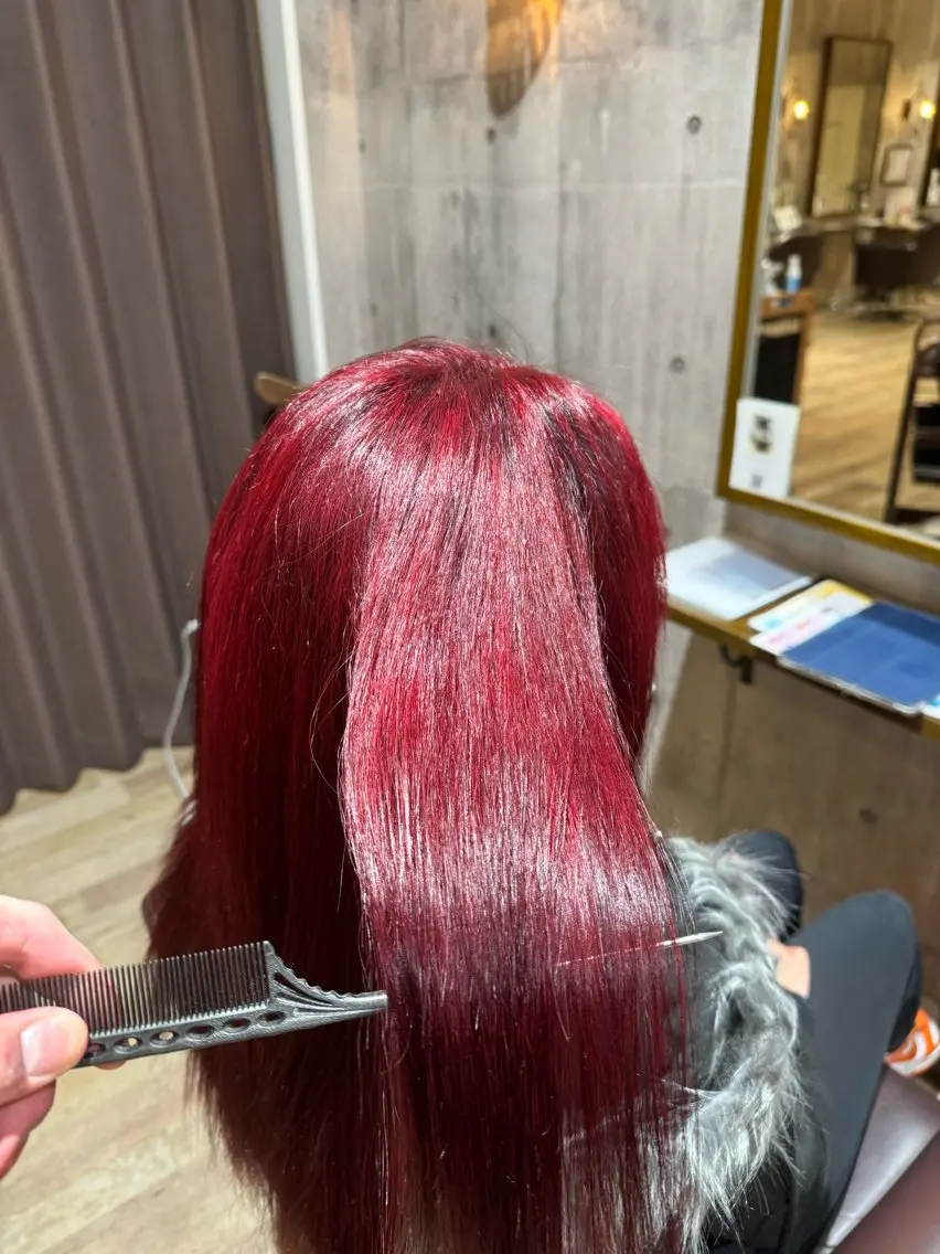 ミディアム ヘアカラー トリートメント yuimarl切田 はじめ✨のヘアスタイル