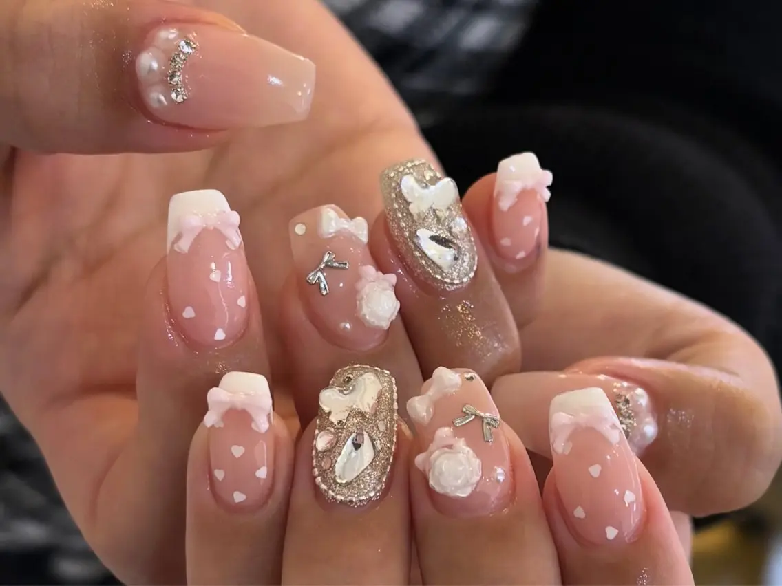 【hand】ミニモ限定🍨120分パーツつけ放題 デザイン画像持ち込みOK◎(オフなし)の写真