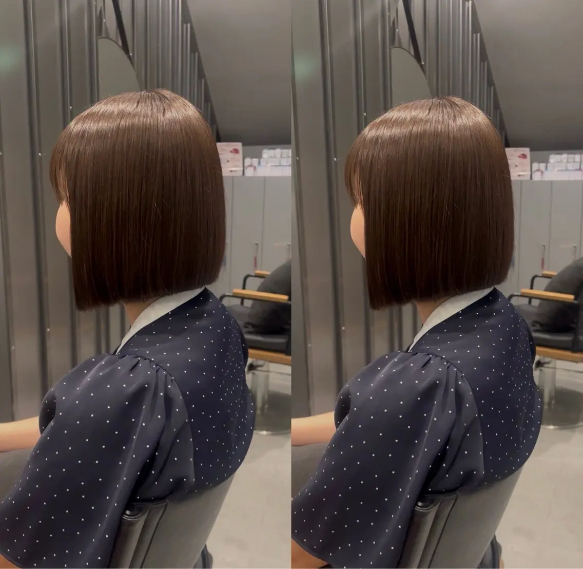 ショート カラー カット ヘアカラー トリートメント JUMI/ショート/ ボブ/透明感カラー✨のヘアスタイル