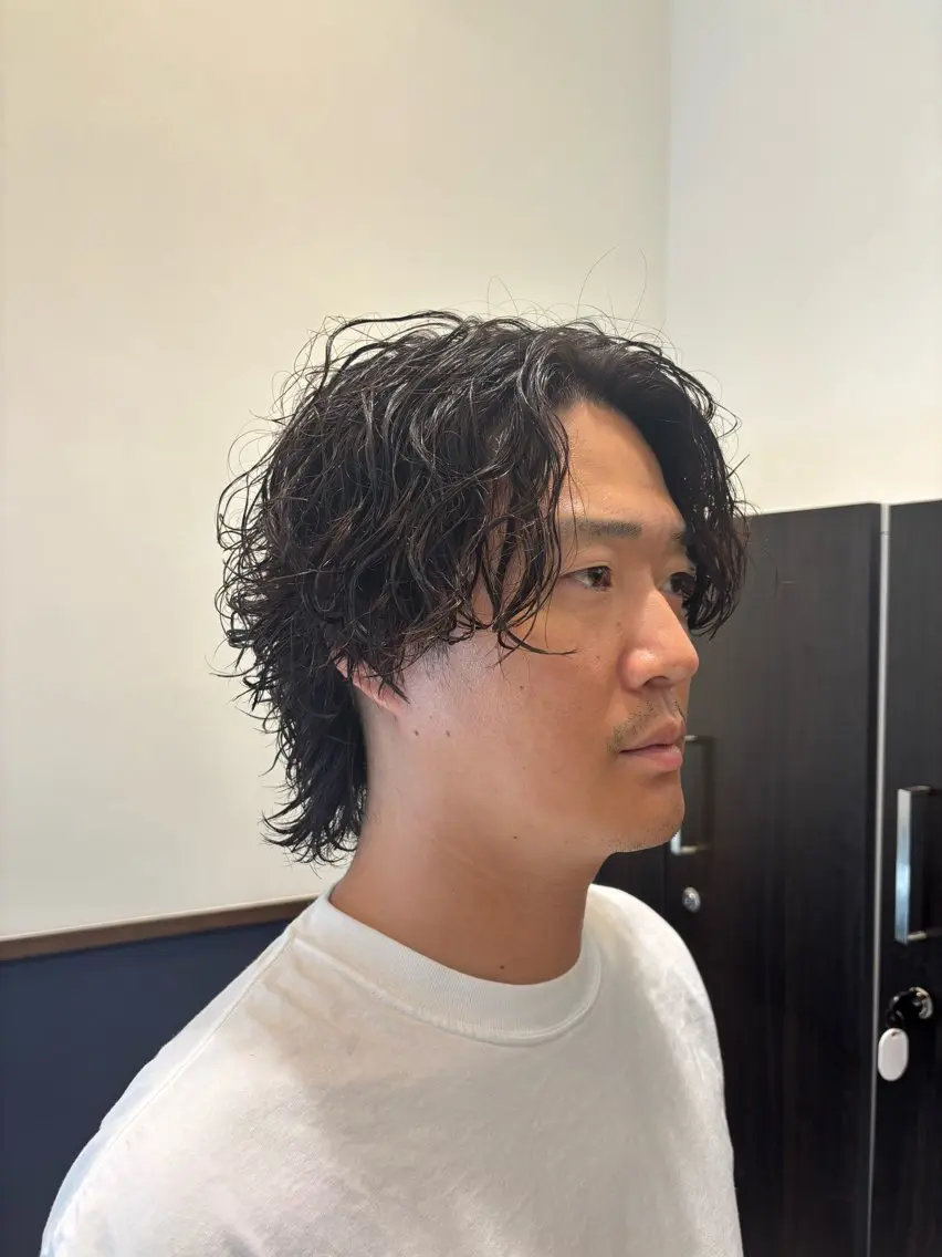 ミディアム カット パーマ shinta スパイキー/グランジのヘアスタイル
