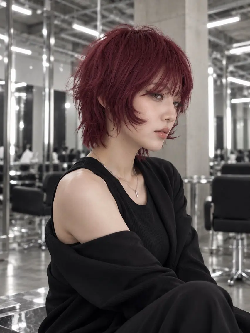 ショート カラー ブリーチ 透明感カラー ハイトーンカラー 縮毛矯正 ヘアカラー トリートメント RYOTA /GARTE髪質改善のヘアスタイル