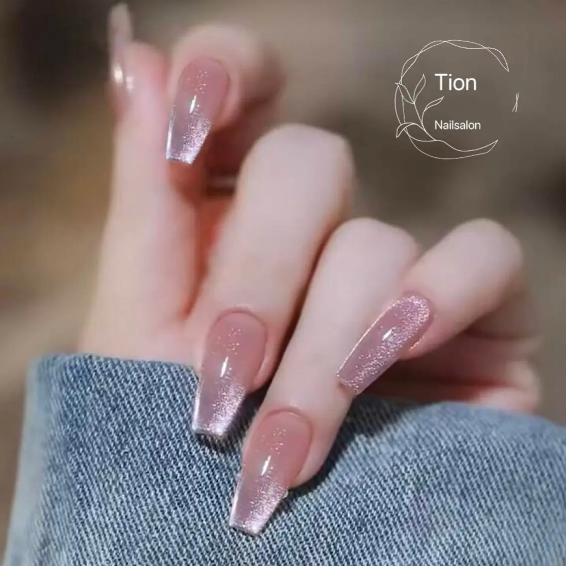 【Hand】チップスカルプ※ワンカラー/マグネットワンカラー/ラメグラ ¥8800の写真