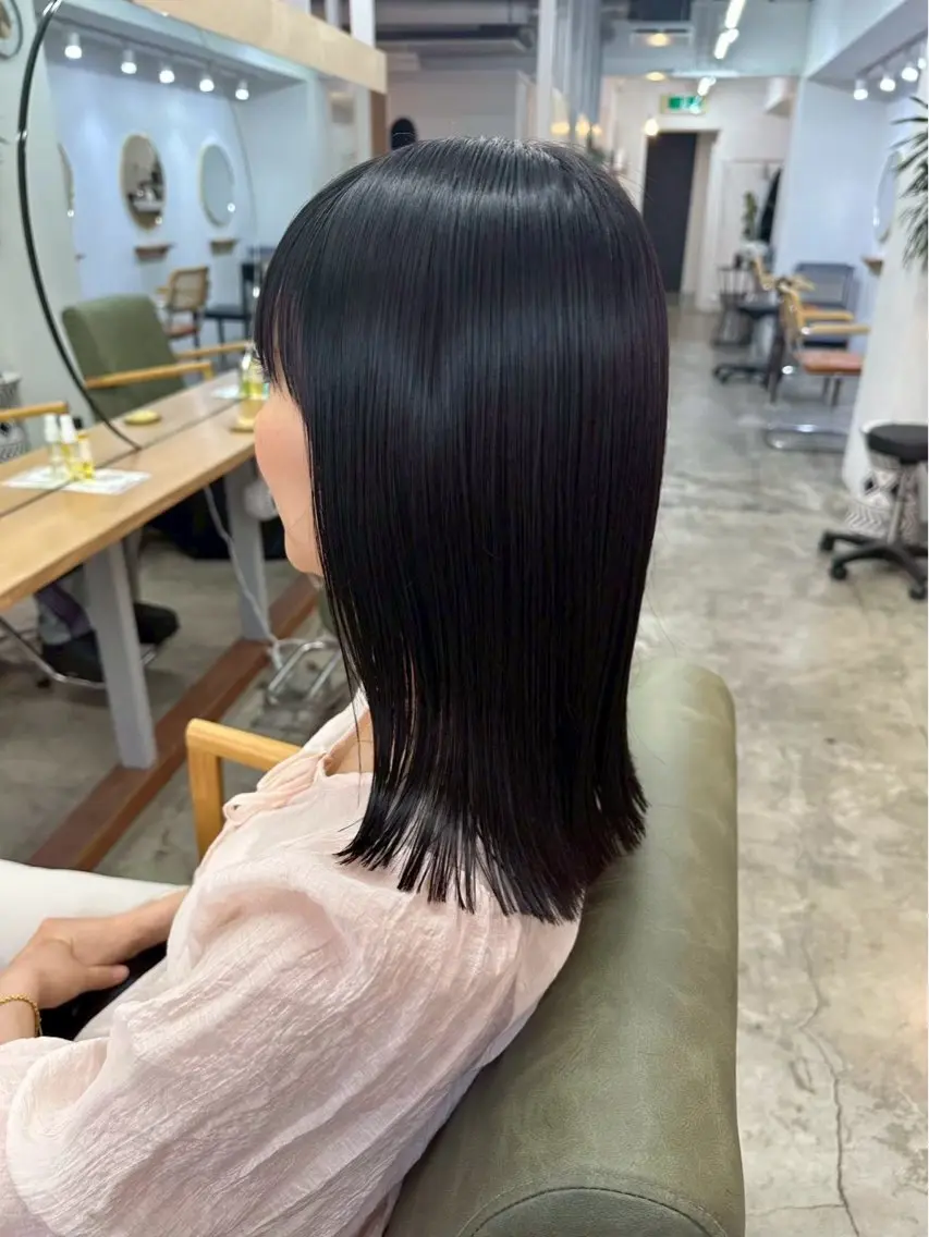 セミロング カラー カット ヘアカラー MASATO 垢抜けヘアのヘアスタイル